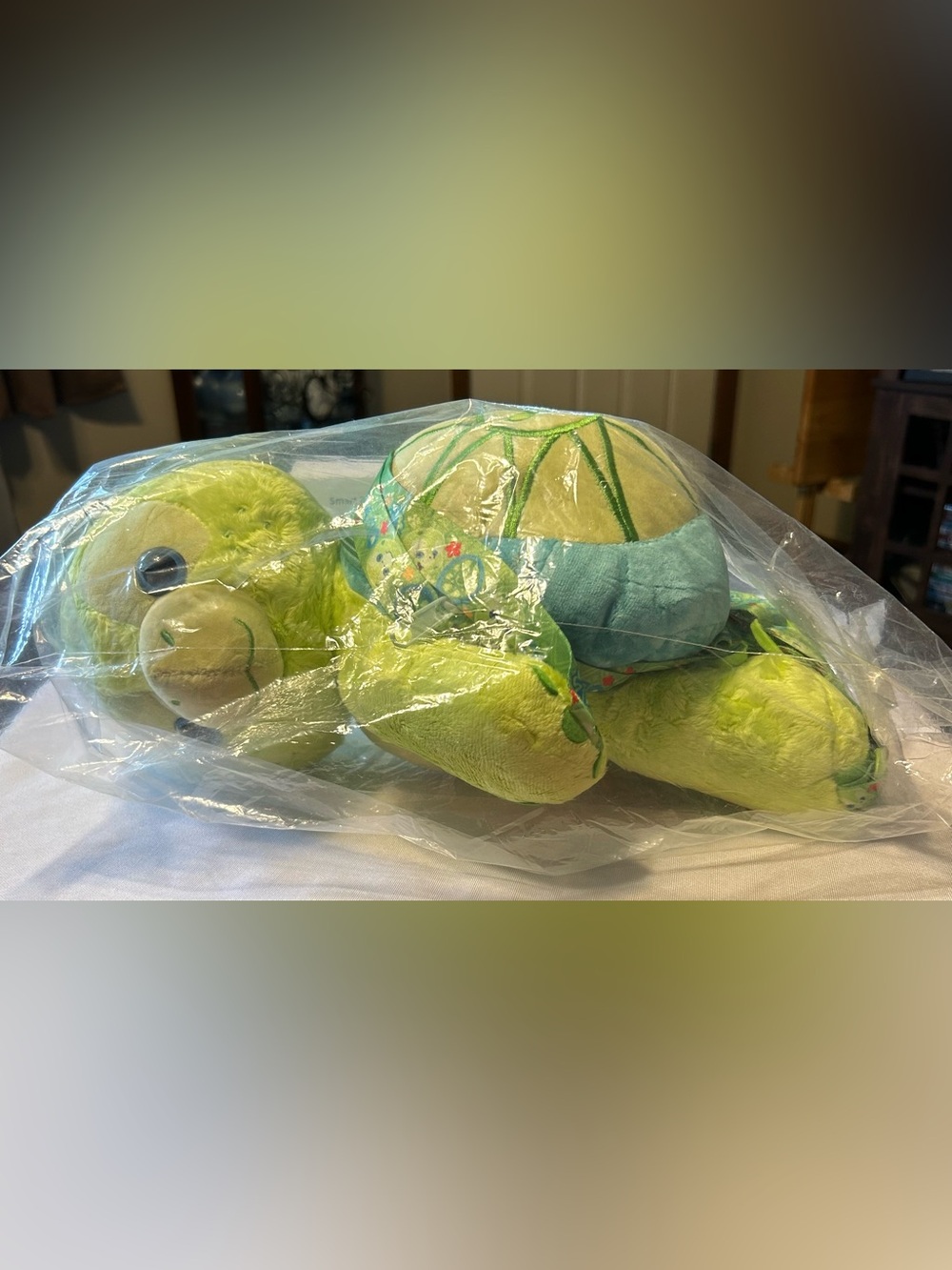 Olu Mel Sea Turtle Backpack Plush - Sealed in original bag.
